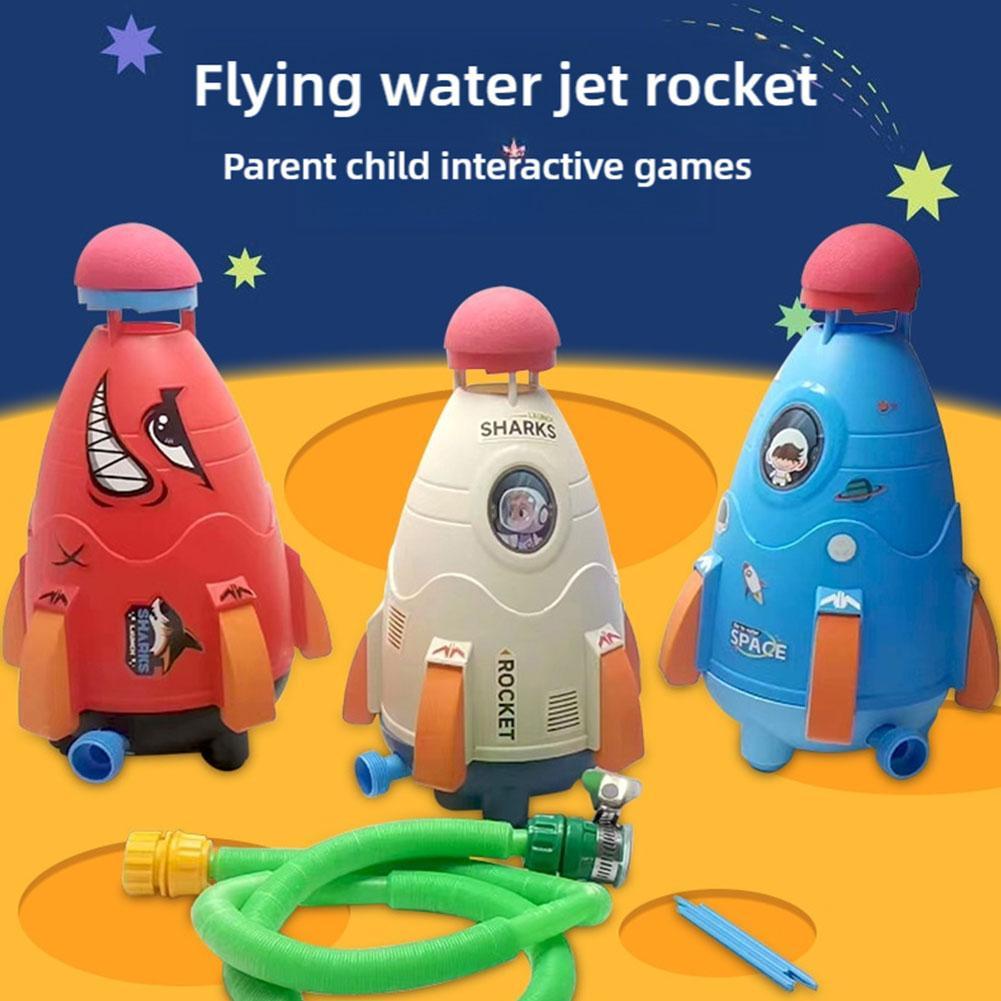 Kids Outdoor Water Play - 로켓 발사기 장난감 로켓 물 스프링클러