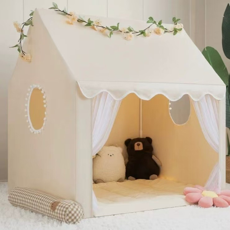 Kids Outdoor Cubby House - 소년 소녀 실내 공주 장난감 집