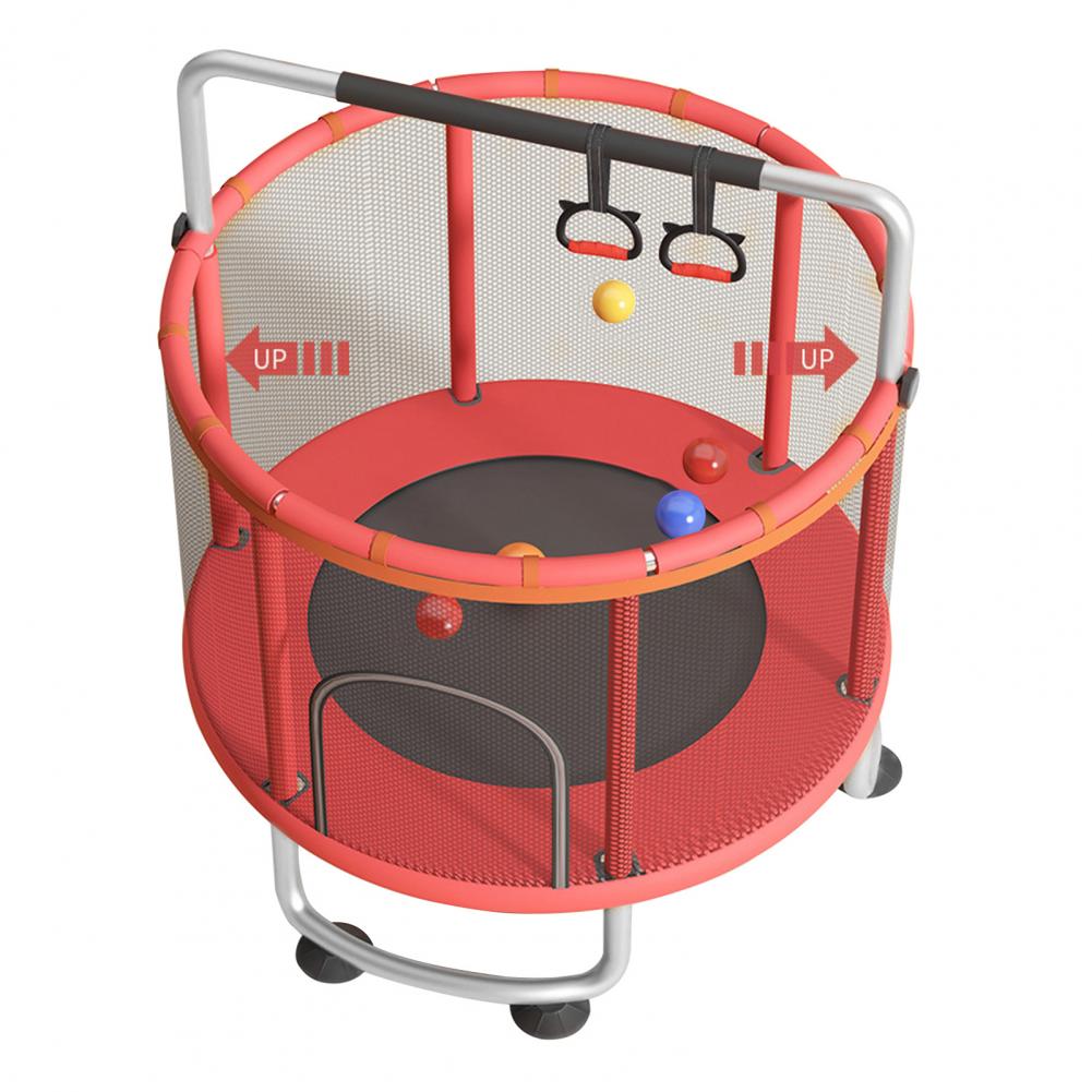 Kids Indoor Outdoor Trampoline - 어린이 트램펄린, 농구대, 그네, 샌드백, 오션볼이