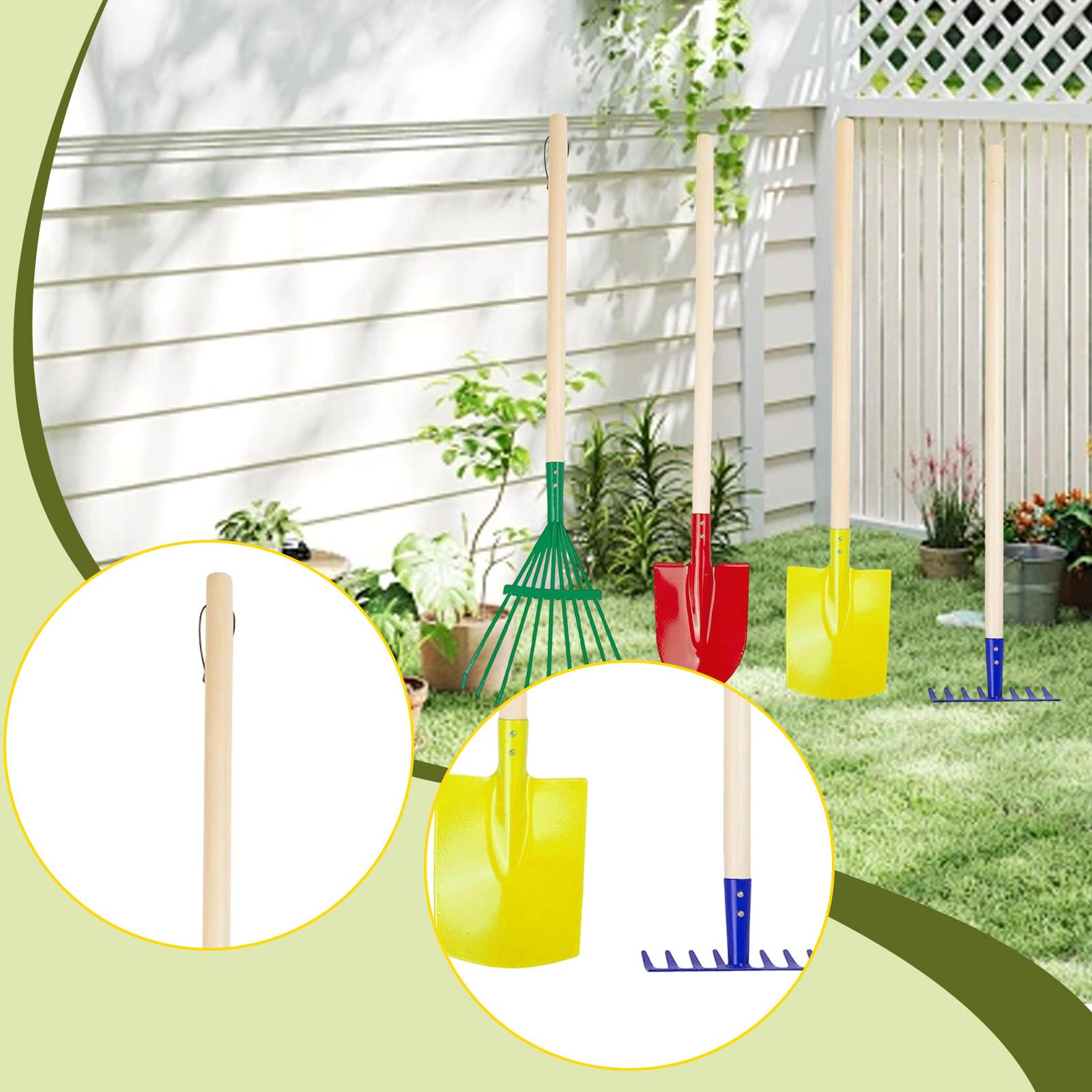 Kids Outdoor Garden Set - 4종 어린이 정원 도구 세트, 금속