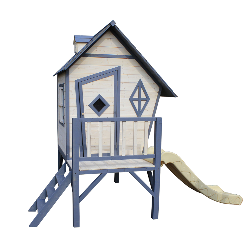 Kids Outdoor Cubby House - 프로모션 최고급 어린이 야외 놀이집 대형
