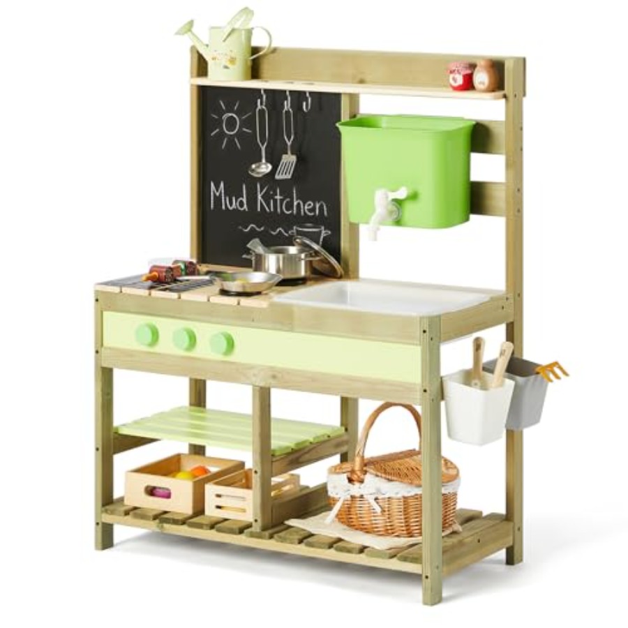 Kids Outdoor Sink - 어린이용 야외 진흙놀이 주방: 4.8L 물탱크