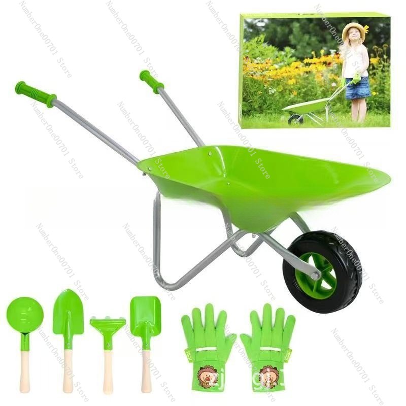 Kids Outdoor Garden Set - 어린이 야외 손수레, 균형 훈련 및
