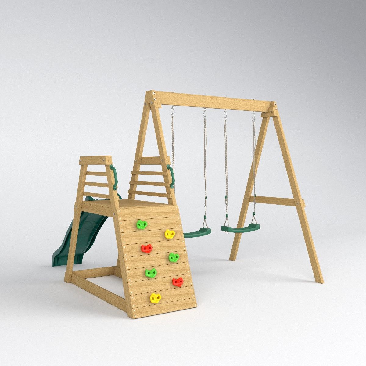 Kids Outdoor Garden Set - 2026 정글짐 슬라이드 스윙 가든 어린이용