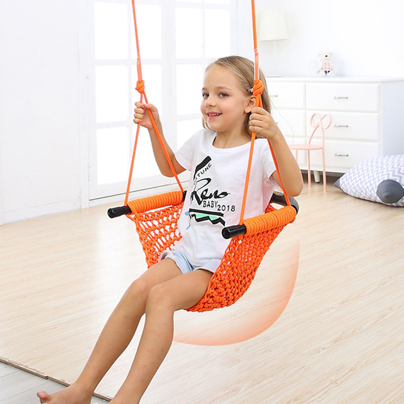Kids Outdoor Nest Swing - 어린이 해먹 둥지 스윙 손 직조
