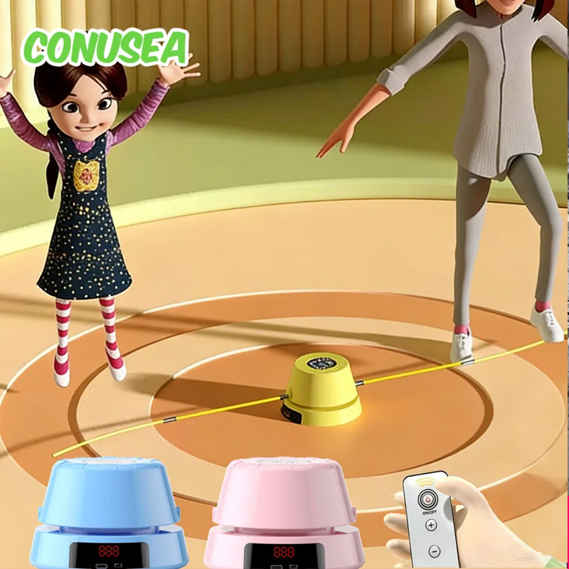 Kids Outdoor Jumping Toys - 전기 줄넘기 기계 자동 원격 제어