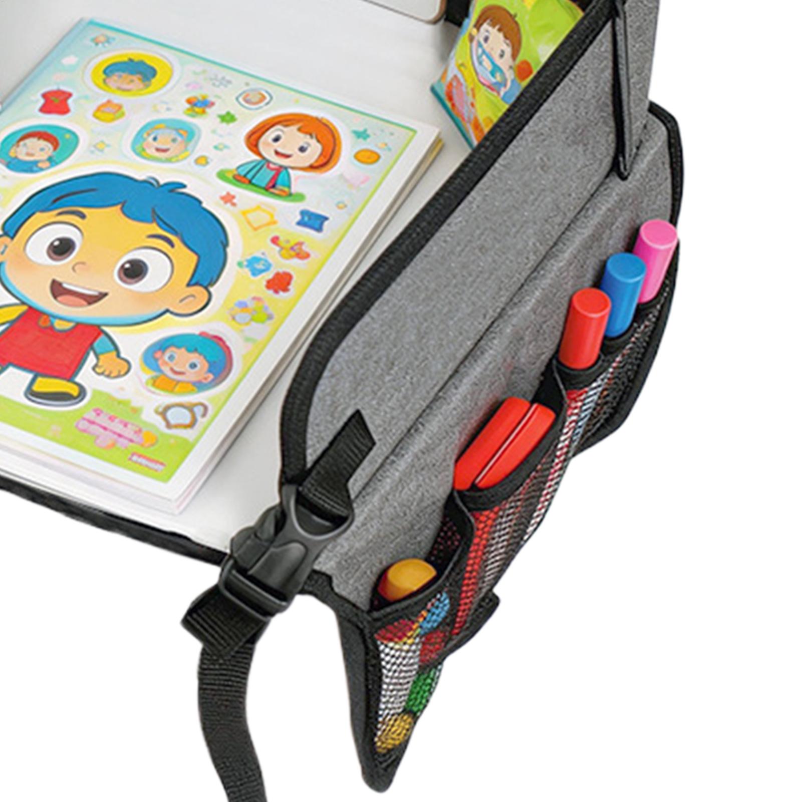 Kids Outdoor Car - 어린이 여행용 트레이, 포켓과 조절 가능한