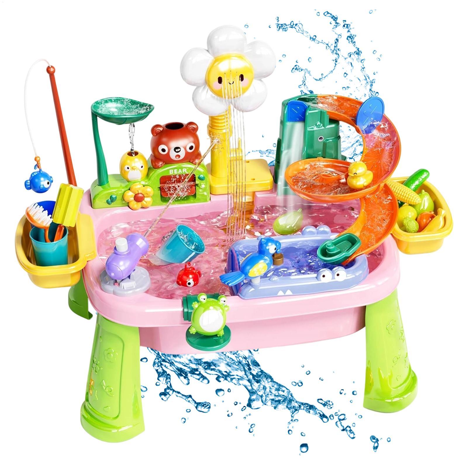 Kids Outdoor Sink - 어린이용 전기 물놀이 테이블, 펌프가 포함된