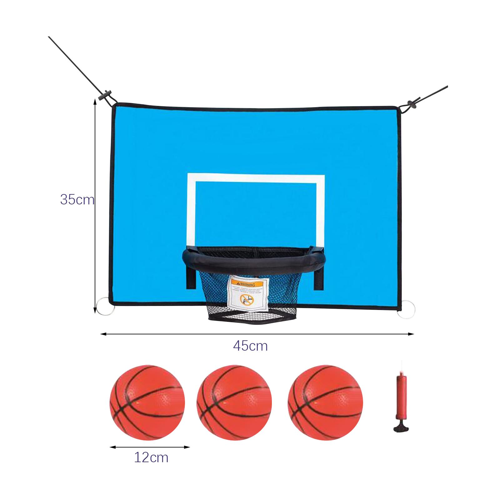 Kids Indoor Outdoor Trampoline - 트램폴린 농구대 PVC 부착형 어린이 덩크용