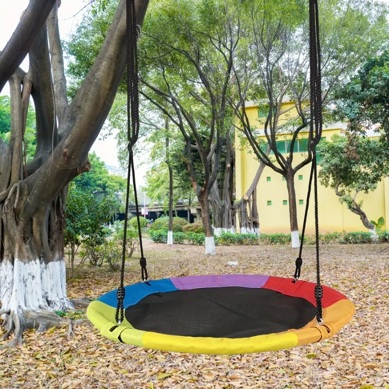 원형 옥스포드 네트 캔버스 어린이 해먹 교수형 로프 스 - Kids Outdoor Garden Set 리뷰 및 가격