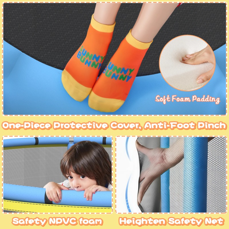 5피트 유아용 트램펄린 8-in-1 어린이 미니 트램펄 - Kids Indoor Outdoor Trampoline 리뷰 및 가격