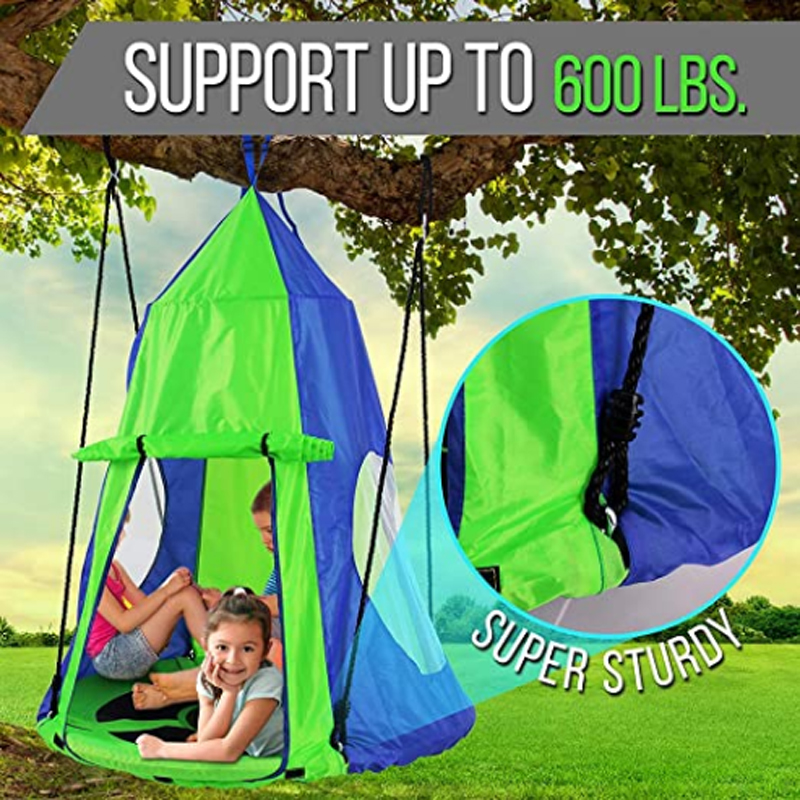어린이 행잉 의자 텐트, 그네 해먹 둥지 의자, 나무  - Kids Outdoor Nest Swing 리뷰 및 가격