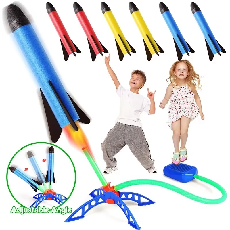 에어 로켓 풋 펌프 발사기 야외 공기압 페달 로켓 장난 - Kids Outdoor Jumping Toys 리뷰 및 가격