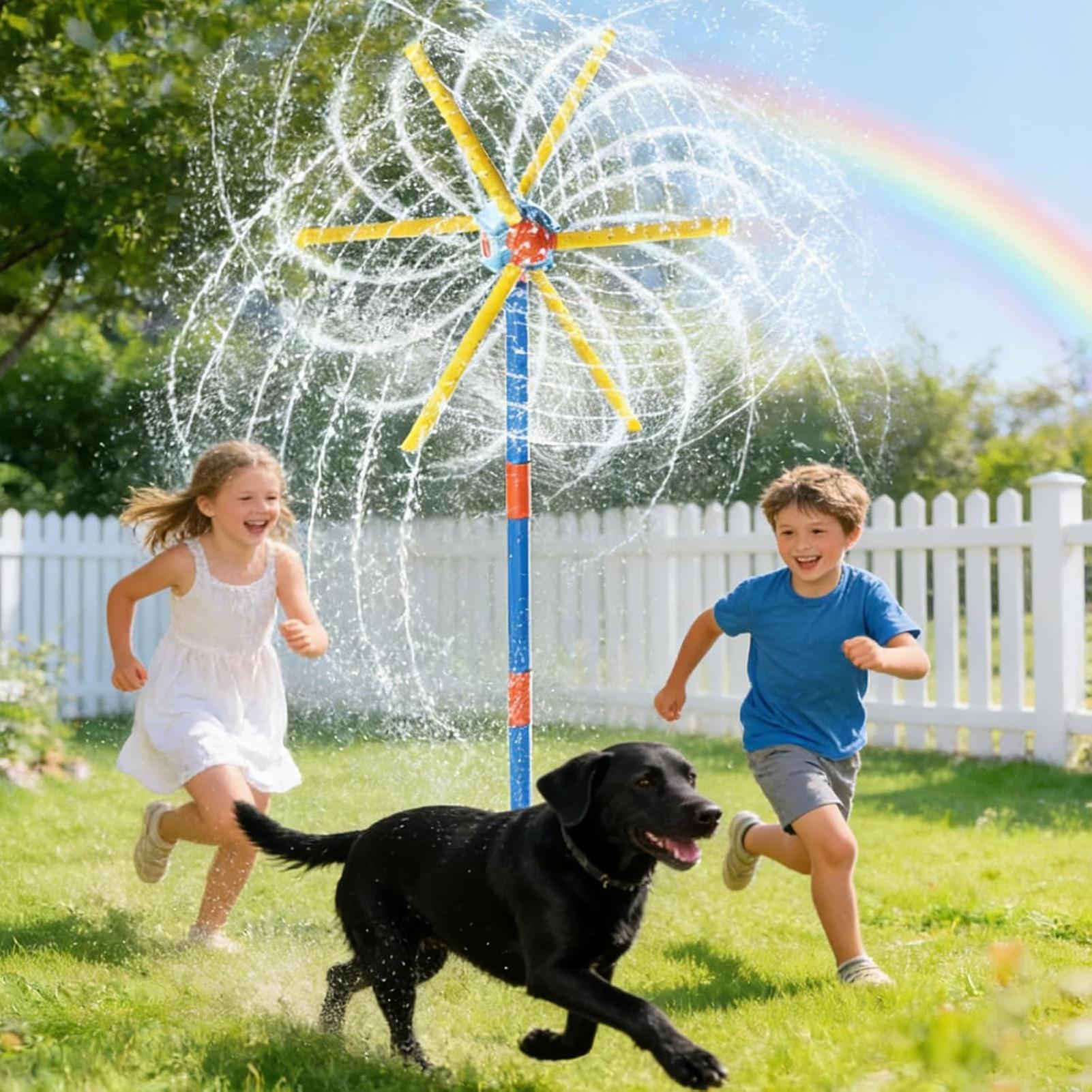 어린이 스프링클러 풍차 재미있는 스프링클러(54노즐 스 - Kids Outdoor Garden Set 리뷰 및 가격