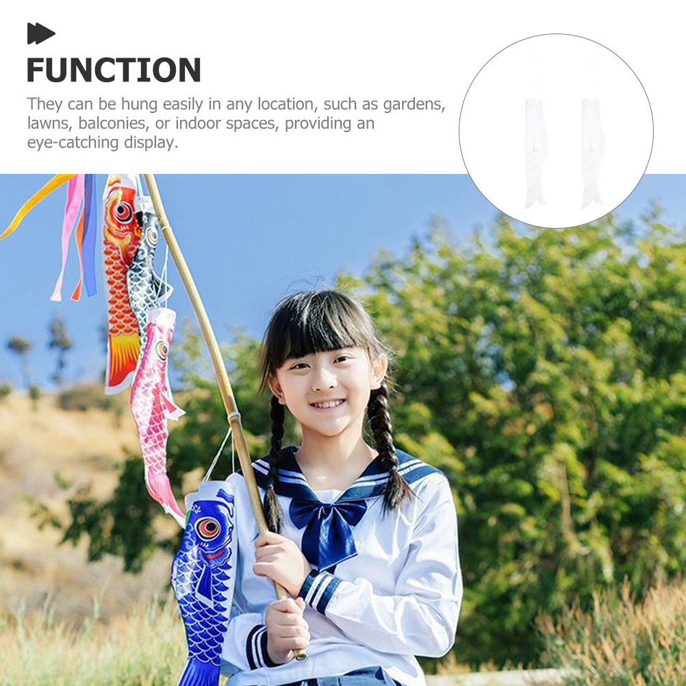 2개 DIY 공백 잉어 모양 윈드삭 페인팅 세트 어린이 - Kids Outdoor Garden Set 리뷰 및 가격