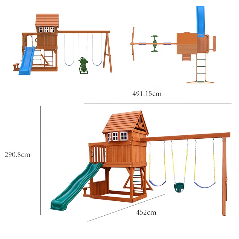 대형 야외 놀이기구 어린이 장난감 놀이터 마당 상업용  - Kids Outdoor Garden Set 리뷰 및 가격