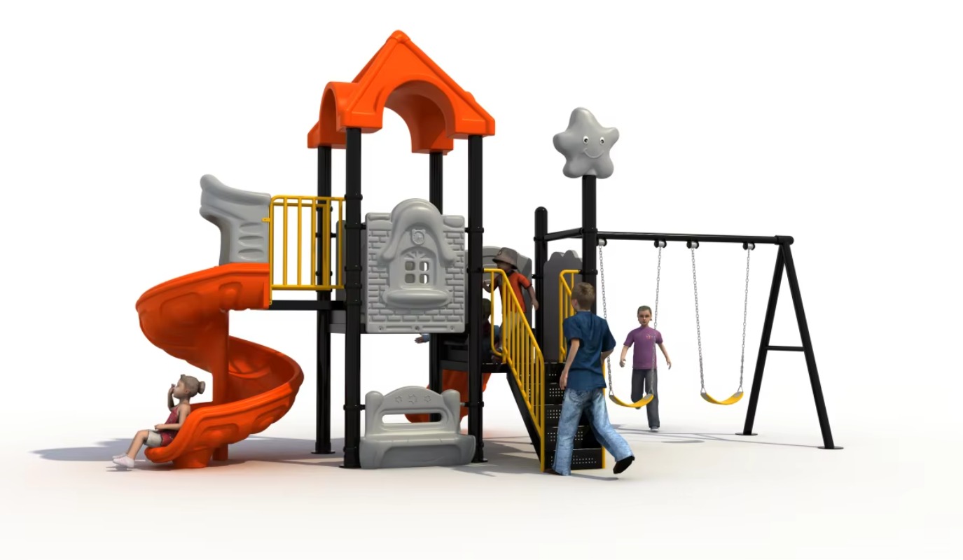 야외용 철제 플라스틱 그네 세트 (등반 계단 슬라이드  - Kids Outdoor Garden Set 리뷰 및 가격