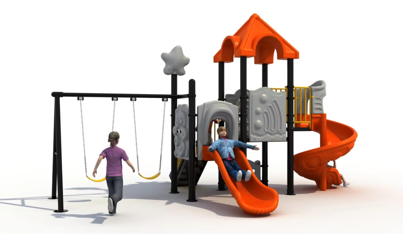 야외용 철제 플라스틱 그네 세트 (등반 계단 슬라이드  - Kids Outdoor Garden Set 리뷰 및 가격
