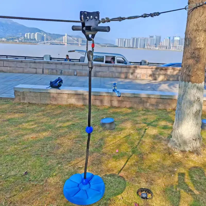 어린이용 야외 지퍼라인 에어리얼 슬라이딩 풀리 조기 교 - Kids Outdoor Zipline 리뷰 및 가격