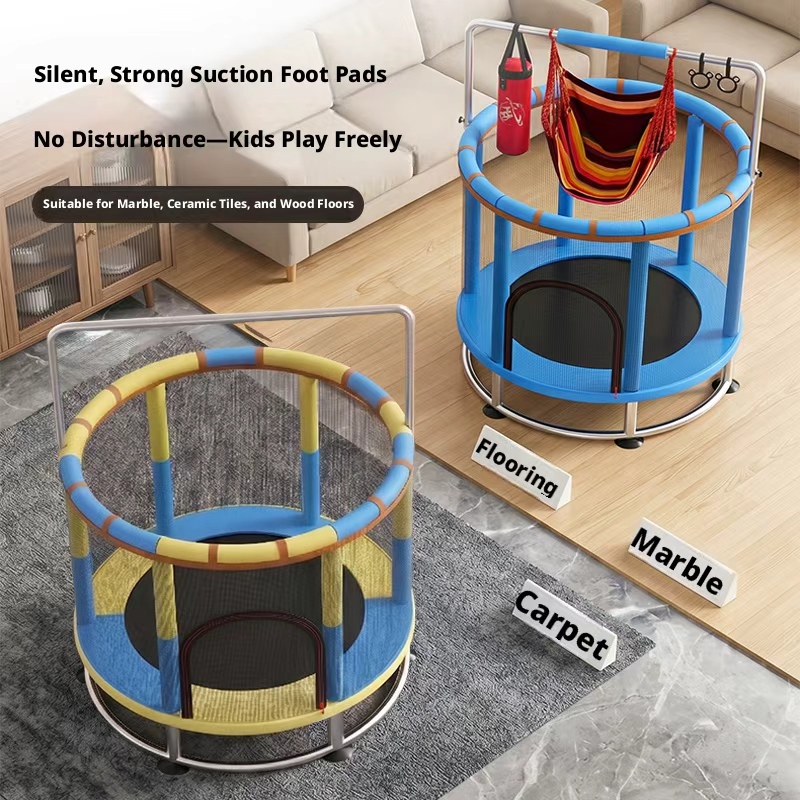 보호망이 있는 트램펄린, PVC 소재 스윙 세트, 실내 - Kids Indoor Outdoor Trampoline 리뷰 및 가격