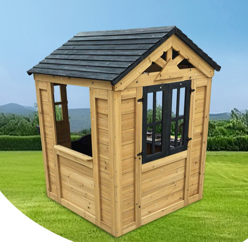 야외 정원 나무 어린이 역할놀이집 유치원 놀이집 놀이기 - Kids Outdoor Cubby House 리뷰 및 가격
