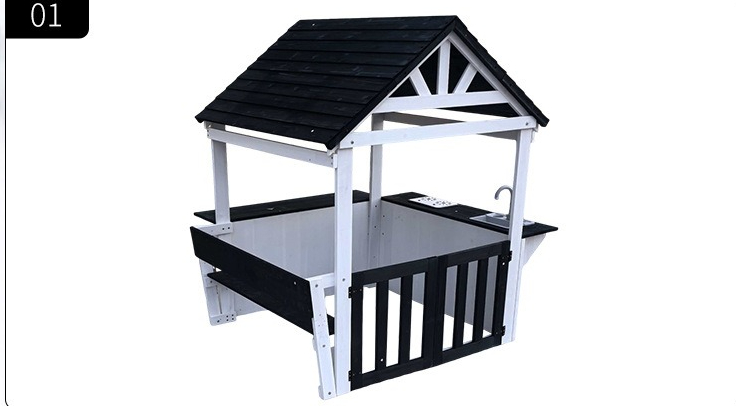 야외 정원 나무 어린이 역할놀이집 유치원 놀이집 놀이기 - Kids Outdoor Cubby House 리뷰 및 가격