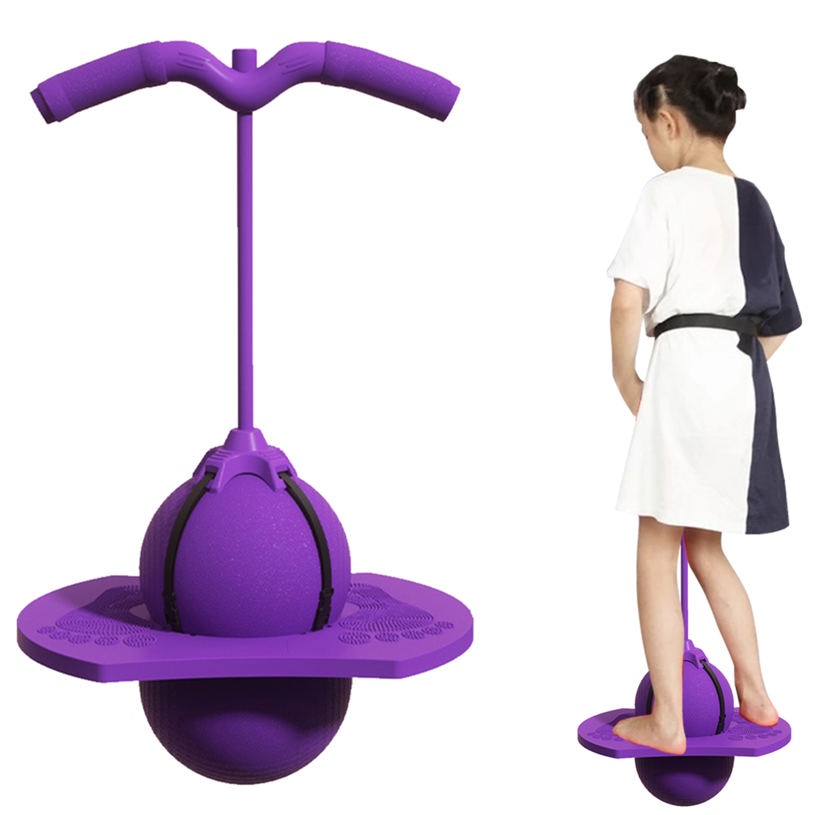 손잡이와 펌프가 있는 밸런스 점핑볼, 하이 점프 장난감 - Kids Outdoor Jumping Toys 리뷰 및 가격