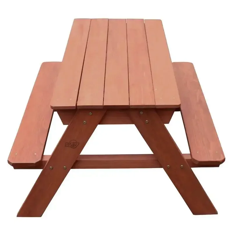 -야외 피크닉 나무 벤치 나무 덮개 세트 모래와 물 어 - Kids Outdoor Activity Table 리뷰 및 가격