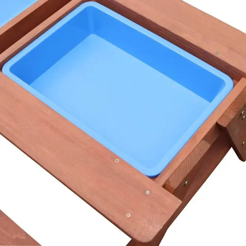 -야외 피크닉 나무 벤치 나무 덮개 세트 모래와 물 어 - Kids Outdoor Activity Table 리뷰 및 가격