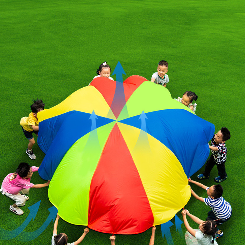 2M/4M 직경 어린이 야외 팀워크 게임 무지개 낙하산 - Kids Outdoor Jumping Toys 리뷰 및 가격