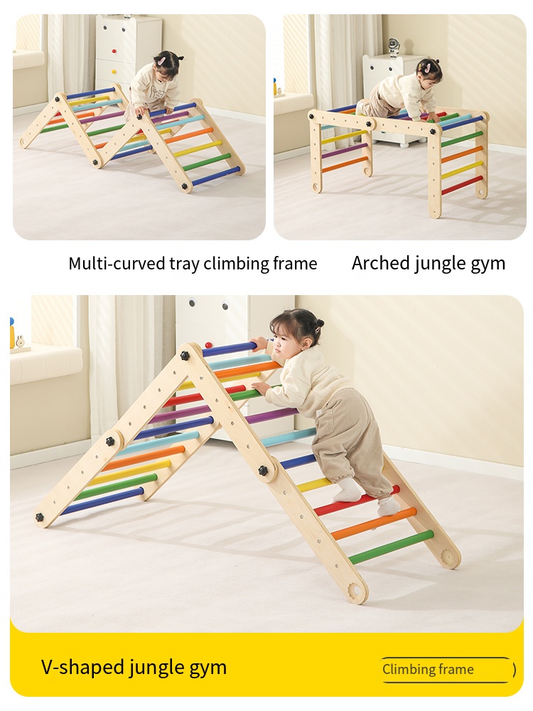 정글짐 어린이 야외 삼각형 나무 실내 클라이밍 프레임  - Kids Outdoor Jungle Gym 리뷰 및 가격