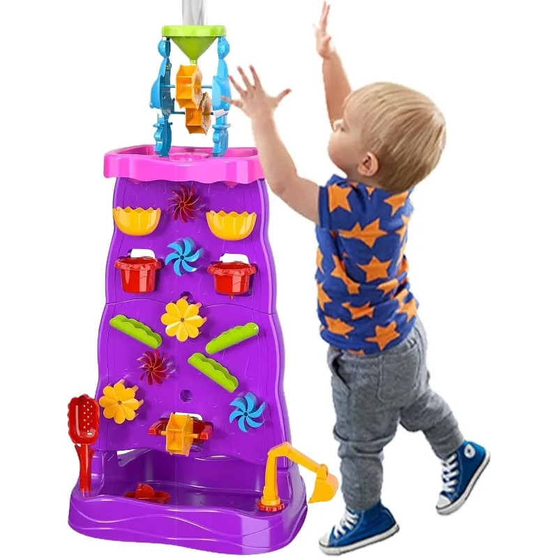 어린이용 워터 테이블 양면 폭포 모래 놀이 세트 야외  - Kids Outdoor Activity Table 리뷰 및 가격