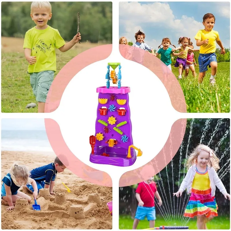 어린이용 워터 테이블 양면 폭포 모래 놀이 세트 야외  - Kids Outdoor Activity Table 리뷰 및 가격