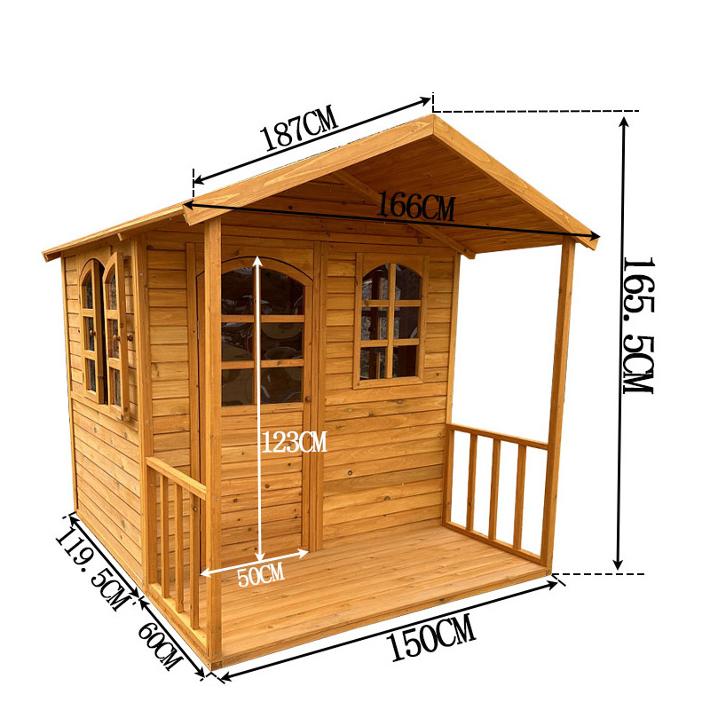 친환경적이고 내구성 있는 야외용 원목 어린이 놀이집 ( - Kids Outdoor Cubby House 리뷰 및 가격