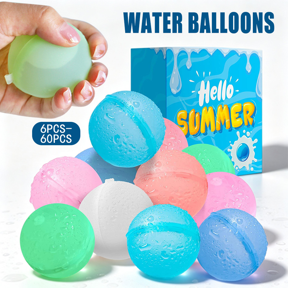 새로운 재사용 가능한 물풍선, 재충전 가능한 물풍선,  - Kids Outdoor Water Play 리뷰 및 가격