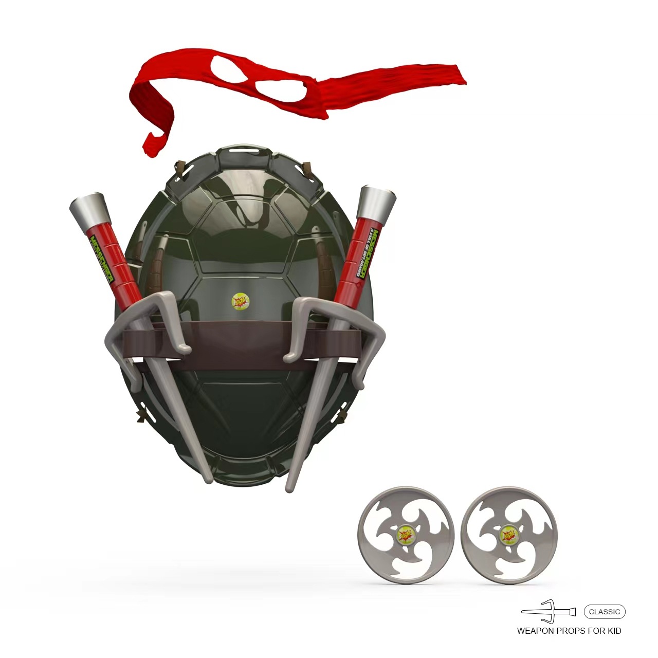 새로운 어린이용 닌자 거북이 거북이 등껍질 다트 세트  - Kids Outdoor Ninja Equipment 리뷰 및 가격