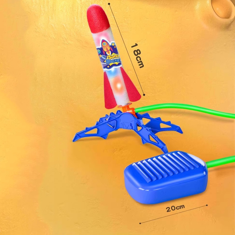 어린이용 하이 플라잉 로켓 발사기 장난감 야광 EVA  - Kids Outdoor Jumping Toys 리뷰 및 가격