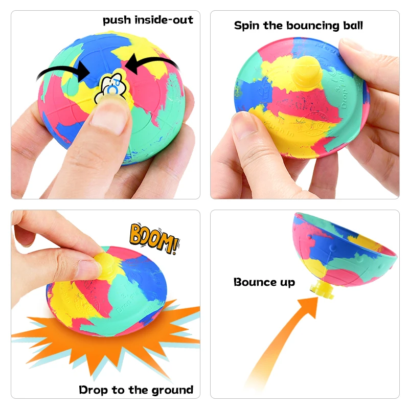 튀는 그릇 크리 에이 티브 야외 스포츠 어린이 감압 고 - Kids Outdoor Jumping Toys 리뷰 및 가격