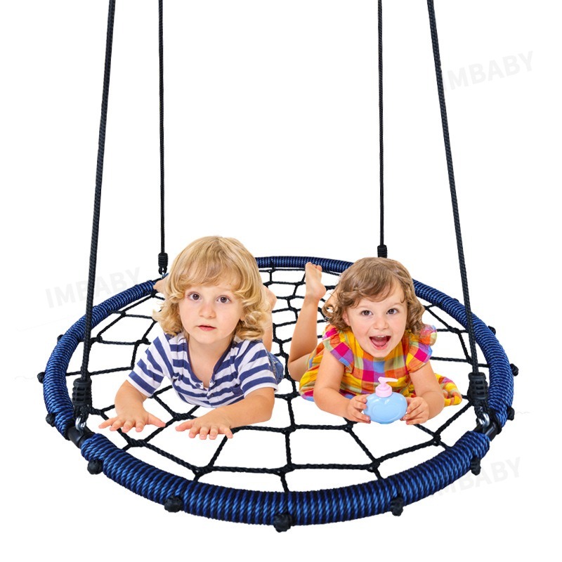 IMBABY 100cm 어린이용 원형 그물 그네 그네  - Kids Outdoor Nest Swing 리뷰 및 가격