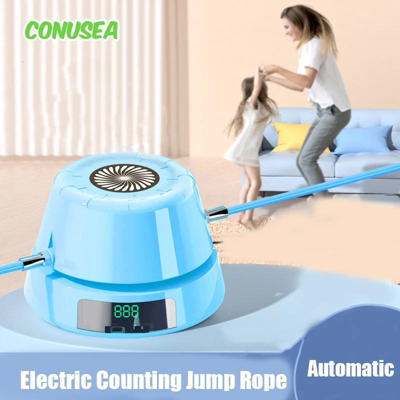 전기 줄넘기 기계 자동 원격 제어 줄넘기 디지털 카운터 - Kids Outdoor Jumping Toys 리뷰 및 가격