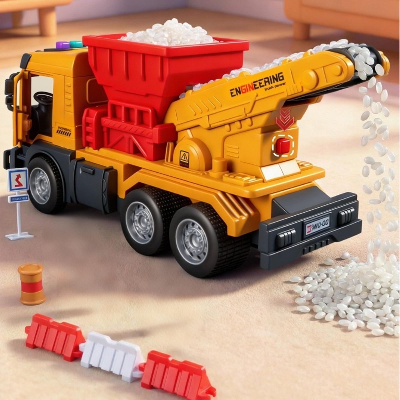 전동 덤프트럭 장난감 (소리와 조명 포함) 건설 차량, - Kids Outdoor Dump Truck 리뷰 및 가격