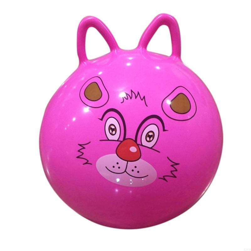 고양이 귀 풍선 점프 공 바운스 복고풍 공 핸들 야외  - Kids Outdoor Jumping Toys 리뷰 및 가격