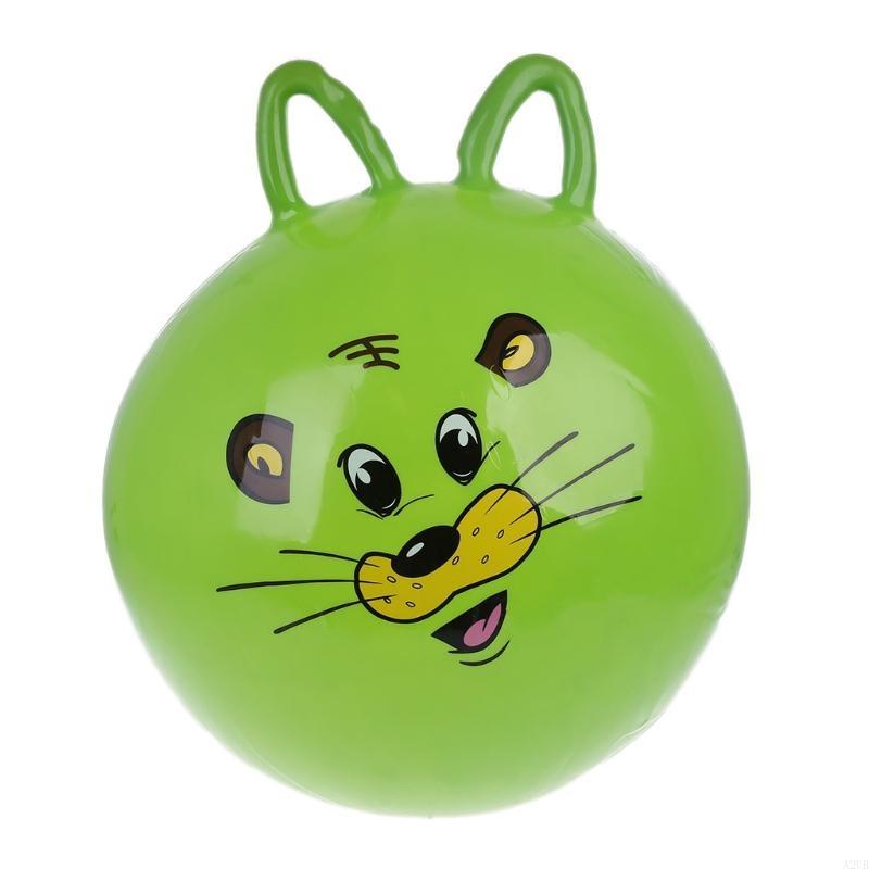 고양이 귀 풍선 점프 공 바운스 복고풍 공 핸들 야외  - Kids Outdoor Jumping Toys 리뷰 및 가격