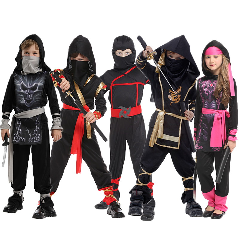 고대 일본 사무라이 소년 드래곤 닌자 의상, 소녀 전사 - Kids Outdoor Ninja Equipment 리뷰 및 가격