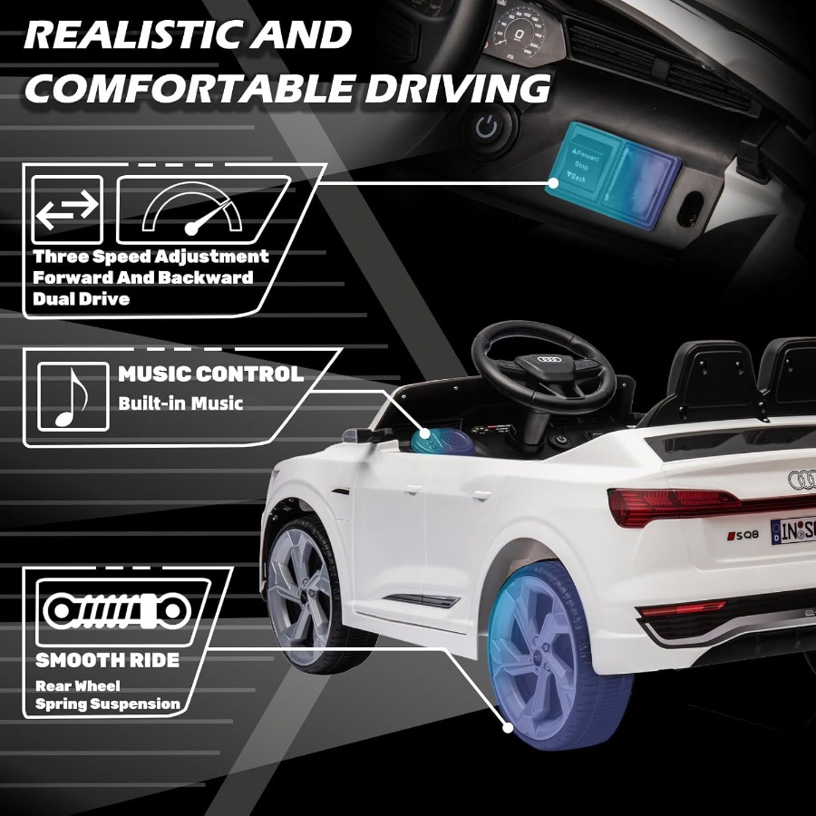 12V 정품 아우디 SQ8 전동차 - 리모컨 포함 듀얼 - Ride On Toy Car 리뷰 및 가격