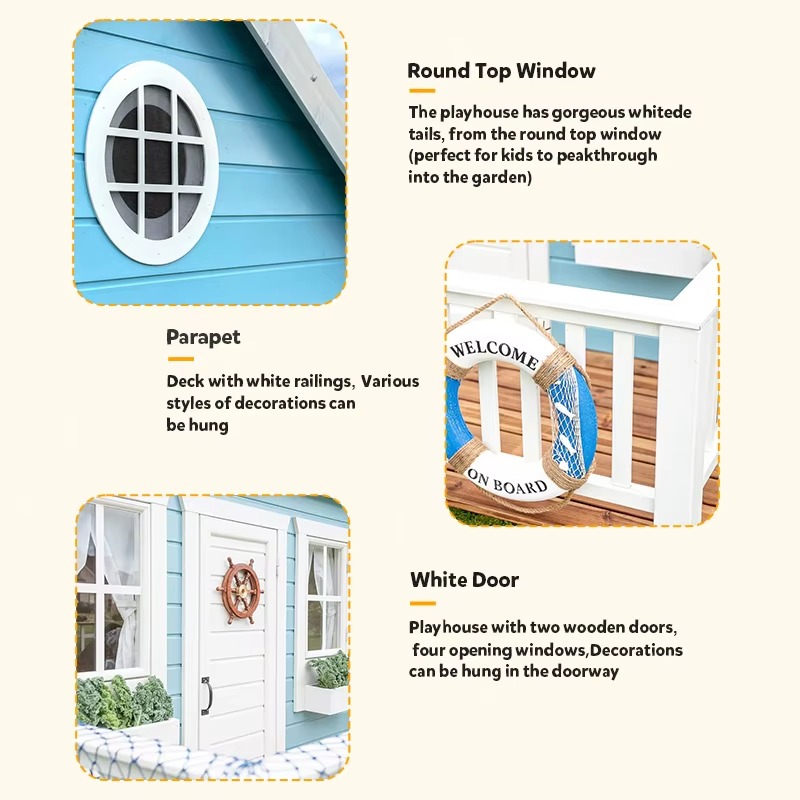 야외 정원용 나무 어린이 놀이집 - Kids Outdoor Cubby House 리뷰 및 가격
